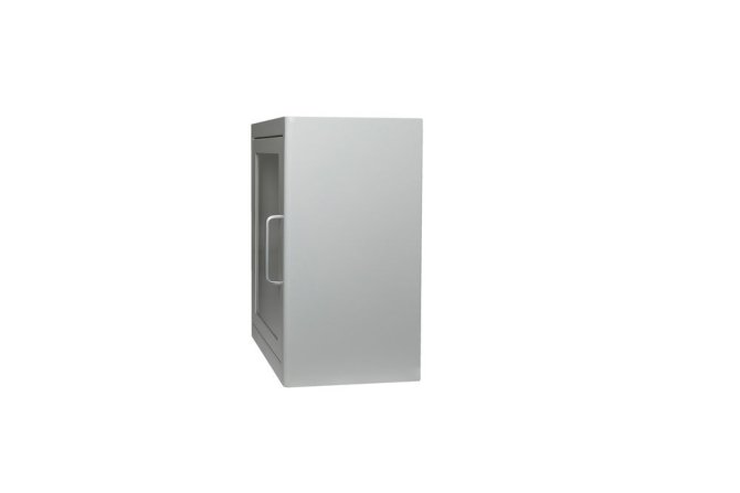 Metallschrank AED mit Alarm weiß [38 x 38 x 20 cm]