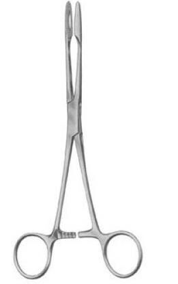 Einmal-Kornzange aus Edelstahl steril [26,5 cm]