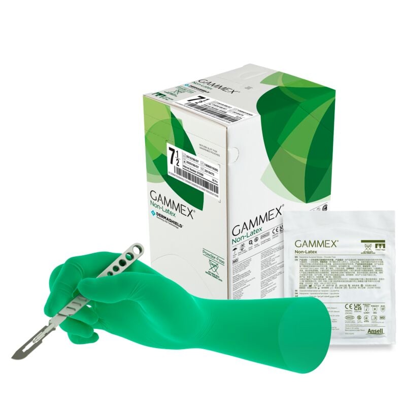 Gammex Non-Latex OP-Handschuhe steril puderfrei [Gr. 5,5] [50 Paar]