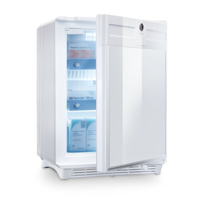 Medikamentenkühlschrank DS 301 H mit Sicherheitsschloss Bruttovolumen: 28 Liter Digitalthermometer LED Innenbeleuchtung (HxBxT) [580 x 422 x 393 mm]