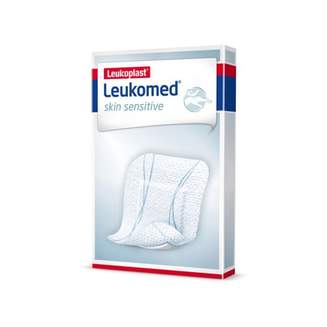 Leukomed skin sensitive Vlieswundverband mit Wundauflage steril [15 x 8 cm] [5 Stück]