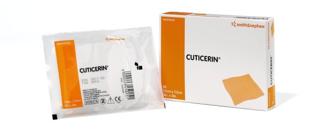 Cuticerin Salbenkompresse steril [7,5 x 7,5 cm] [50 Stück]