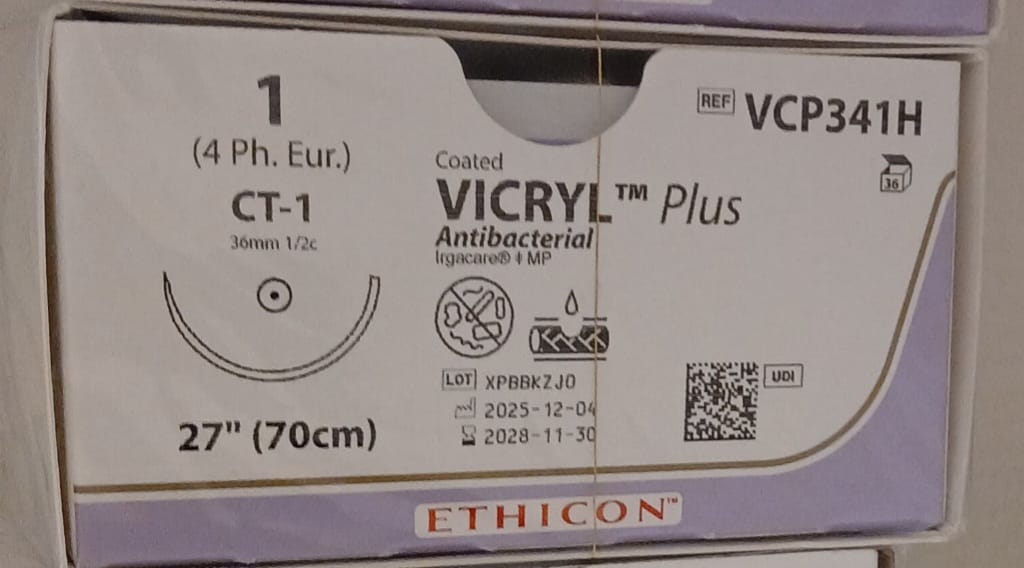 Vicryl Plus violett geflochten CT1 1 70 cm [36 Stück]