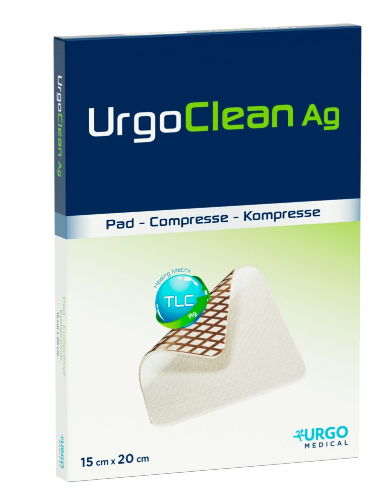 UrgoClean AG Wundauflage [10 x 12 cm] [20 Stück]