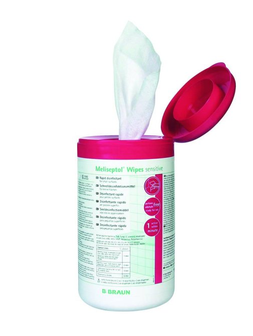 Meliseptol Wipes sensitive Spenderbox gefüllt