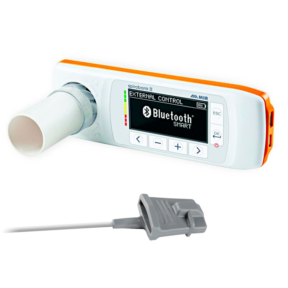 SPIROBANK II Smart BLE tragbares Spirometer ohne Zubehör für FlowMIR Einwegturbine