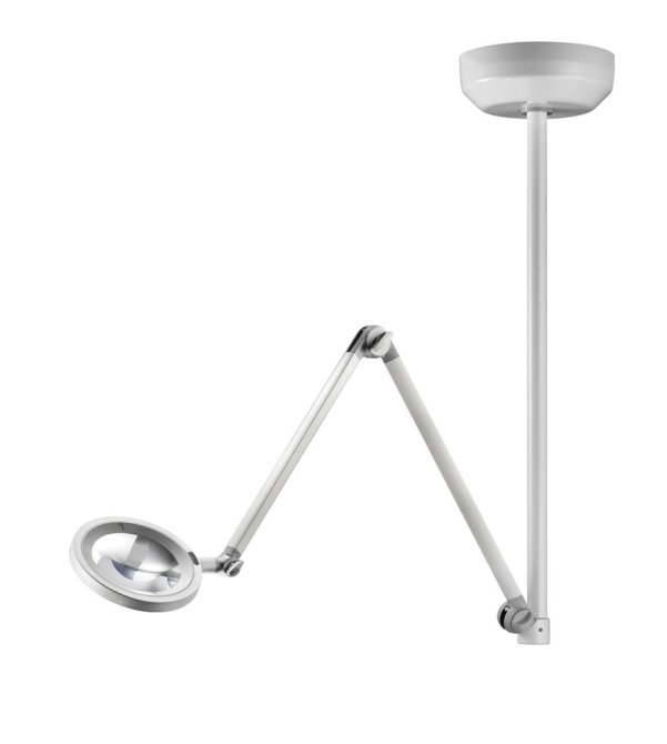 Lupenleuchte Opticlux 10-2 C T1 LED Deckenmodell dimmbar umschaltbar auf Wood-Light