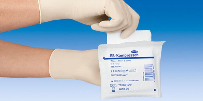 ES-Kompressen steril  8-fach [10 x 20 cm] [25 x 2 Stück]