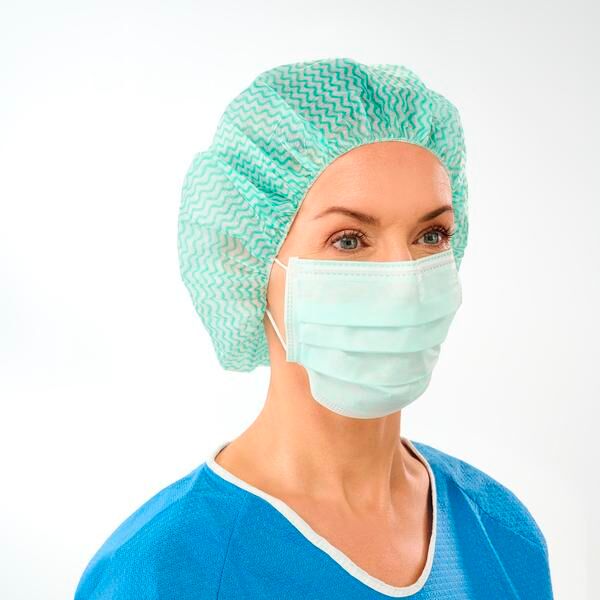 Sentinex Classic EL OP-Maske grün mit Ohrschlaufen unsteril [50 Stück]