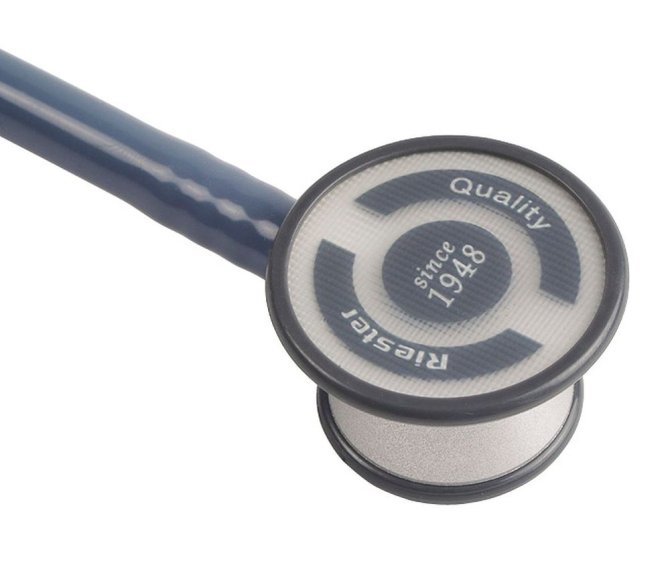 Stethoskop duplex schwarz, Aluminium