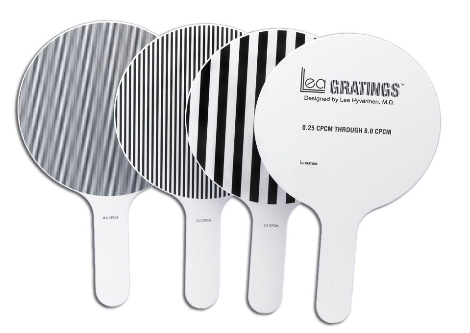 Lea Gratings Sehtest 4 Paddles inkl. Schutzhülle