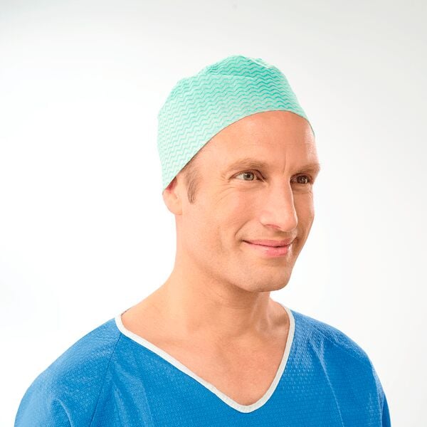 Sentinex OP-Haube Flex, Chirurgenhaube, grün [100 Stück]