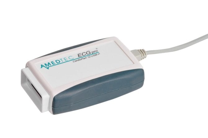 Ruhe-EKG-Paket 12 USB Amedtec ECGpro CardioPart 12 USB-Pi
