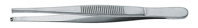 Chirurgische Pinzette, 2:3 Zähne, 11,5 cm