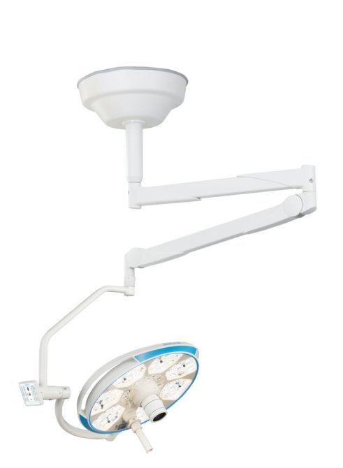 MACH LED 6MC OP-Leuchte Deckenmodell mit zentralem Federarm für Raumhöhen unter 2,80 m exkl. Netzteil