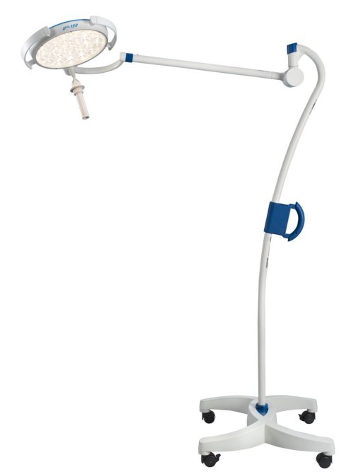 Mach LED 150FP, Stativmodell, inkl. Netzteil, auf Swing-Stativ, mit Vierfuß