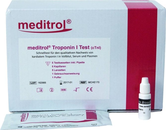 Meditrol-Troponin -I Schnelltest (Bionexia) [5 Stück]