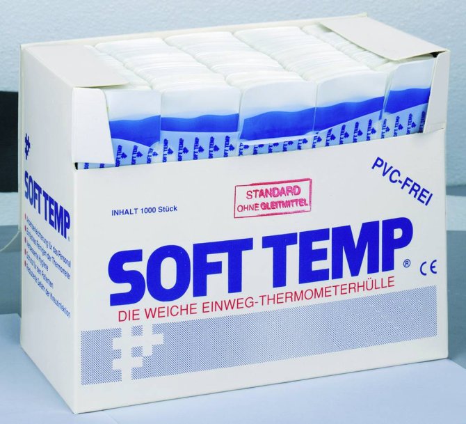Softtemp Thermometerhüllen, einmal, mit Gleitmittel [1000 Stück]