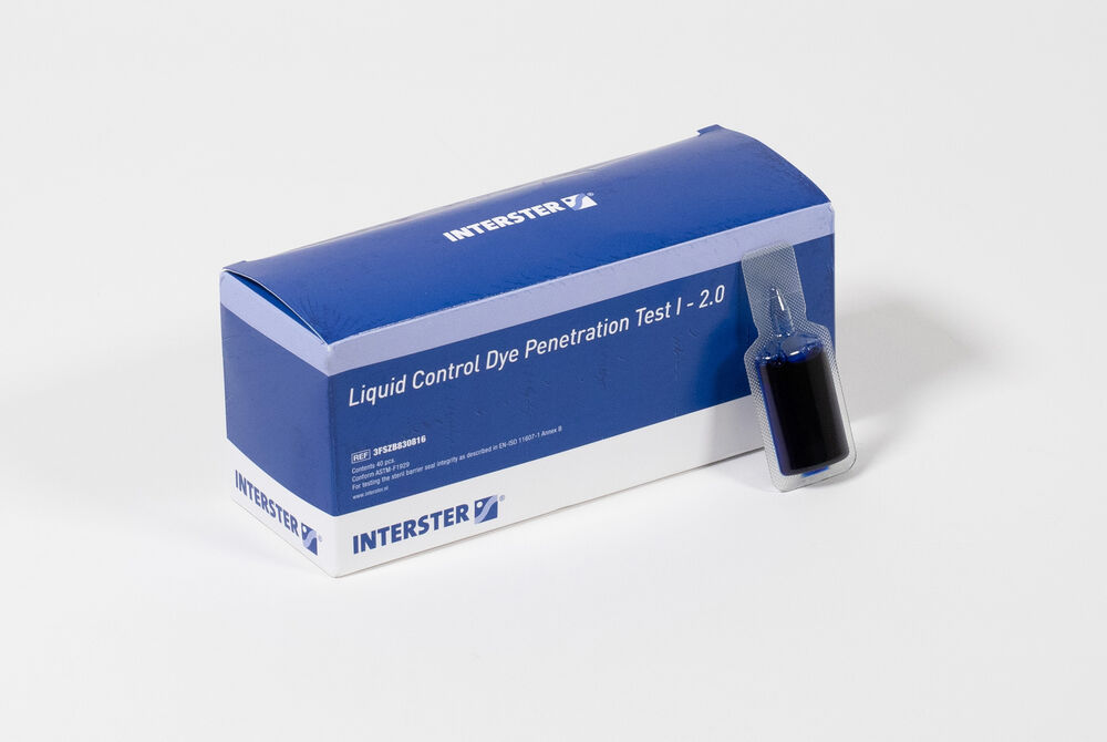 Interster Liquid Control Dye Test I (Papier/ Folie) [40 Stück]