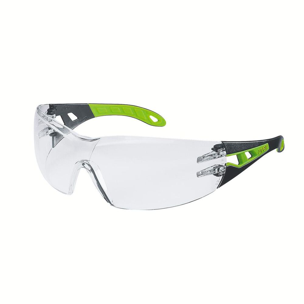 Uvex Schutzbrille schwarz/grün