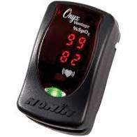 Fingerpulsoxymeter Modell NON 9590 "Onyx Vantage", Farbe: schwarz, inkl. 2 AA Batterien, Tragekordel und Bedienungsanleitung auf CD