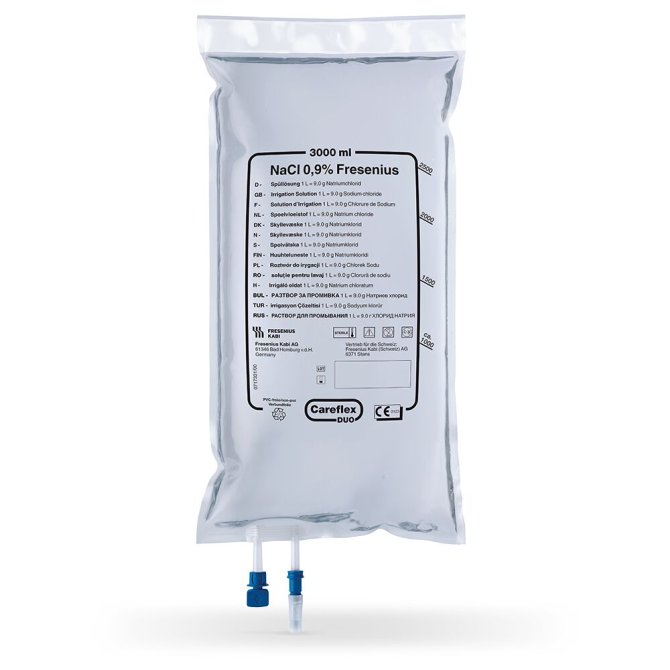 Isot.Kochsalzlsg. Careflex Duo Beutel für Spülzwecke [3000 ml]