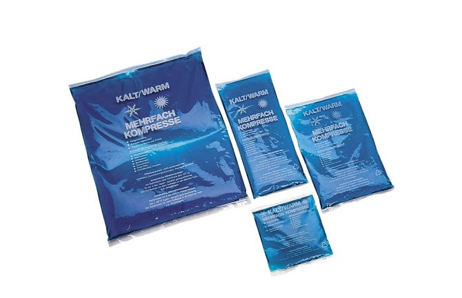 Kalt/Warm-Kompresse blau [13 x 14 cm]