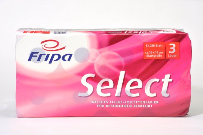 Toilettenpapier Select, 3-lagig, 250 Blatt [48 Rolle(n)]