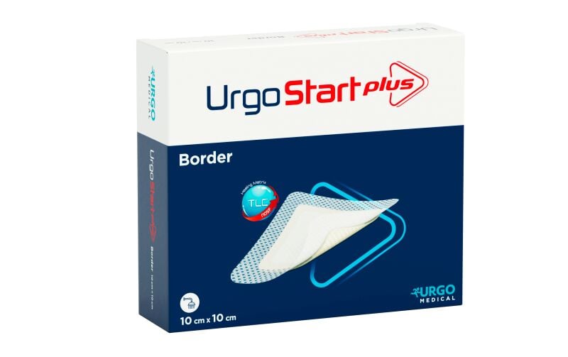 UrgoStart Plus Border Wundverband [10 x 10 cm] [20 Stück]