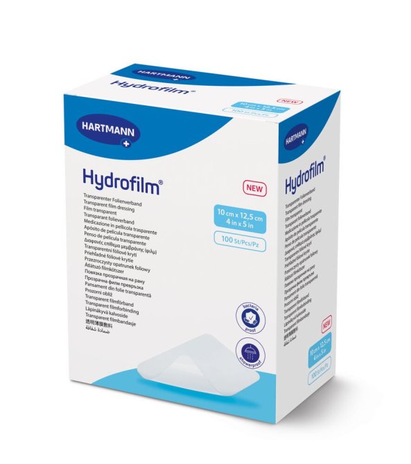 Hydrofilm steril transparent wasserdicht Wundverband [6 x 7 cm] [10 Stück]