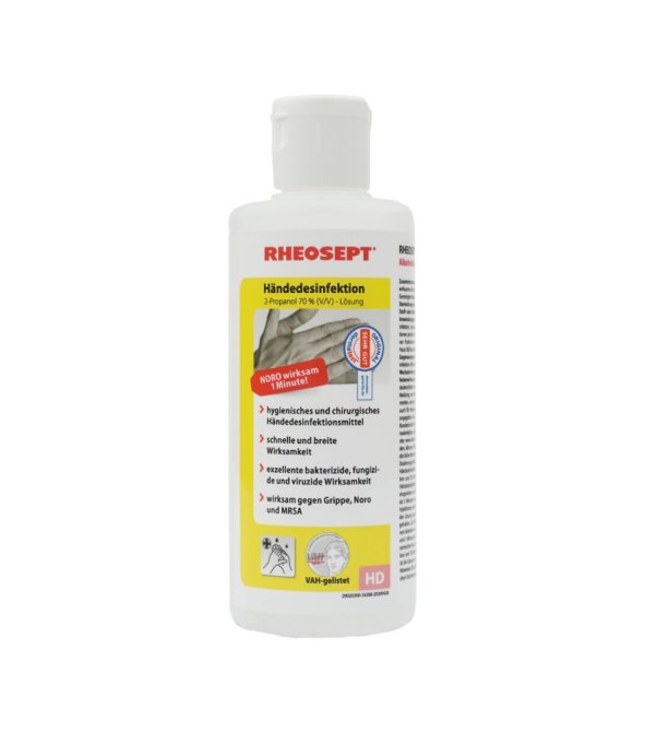 RHEOSEPT-Händedesinfektion Kittelflasche 100 ml alkoholisch