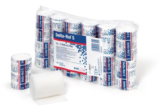 Delta-Rol S, Polsterbinde [10 cm x 2,75 m] [12 Rolle(n)]