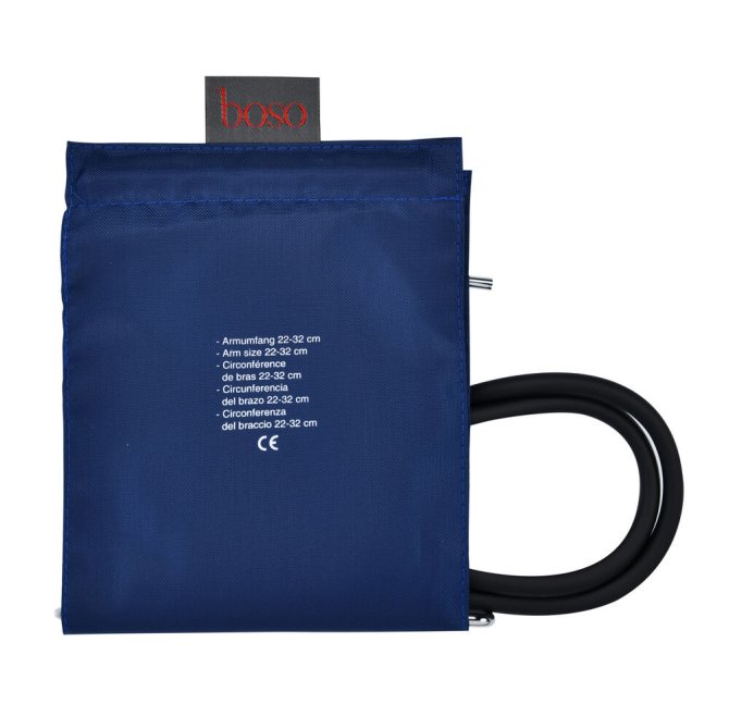 Klettenmanschette Doppelschlauch blau Erwachsene Standard [14 x 53 cm]