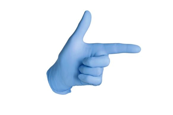 Sentina Azure Nitrile Untersuchungshandschuhe ungepudert blau [Gr. S] [100 Stück]