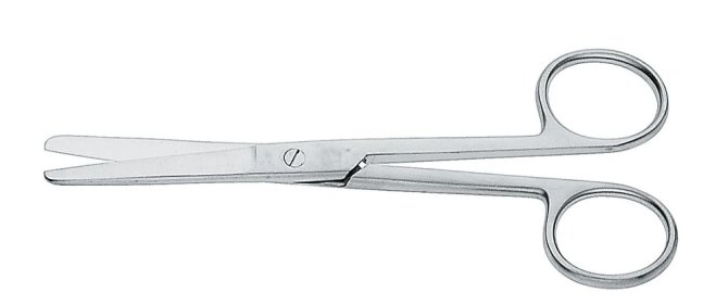 chir. Schere, gerade, st/st, 13 cm