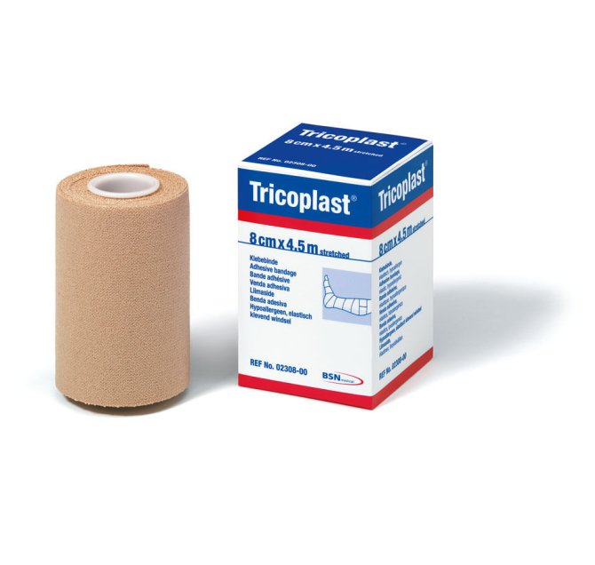 Tricoplast Klebebinde [10 cm x 2,5 m] [12 Stück]