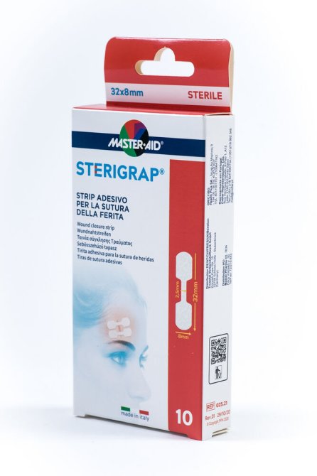 Sterigrap Wundnahtstreifen steril Knochenform [8 x 32 mm] [10 Stück]