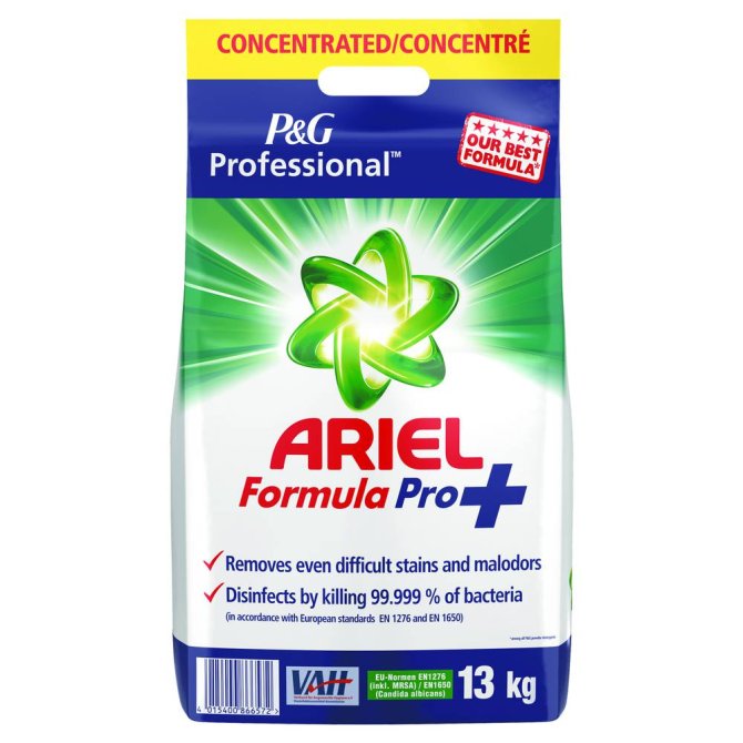 Ariel Formula Pro+ Desinfektionsvollwaschmittel [13 Kilogramm]