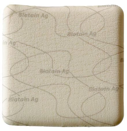 Biatain Schaumverband Nicht-haftend 10x10 Cm – 10 Stück Für Exsudierende Wunden | Bis Zu 7 Tage Tragezeit