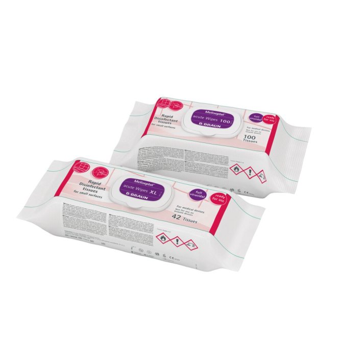Meliseptol acute Wipes Flowpack 100 Tücher [18 x 20 cm] [100 Stück]