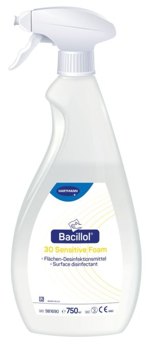 Bacillol 30 Sensitive Foam mit Sprühkopf [750 ml]