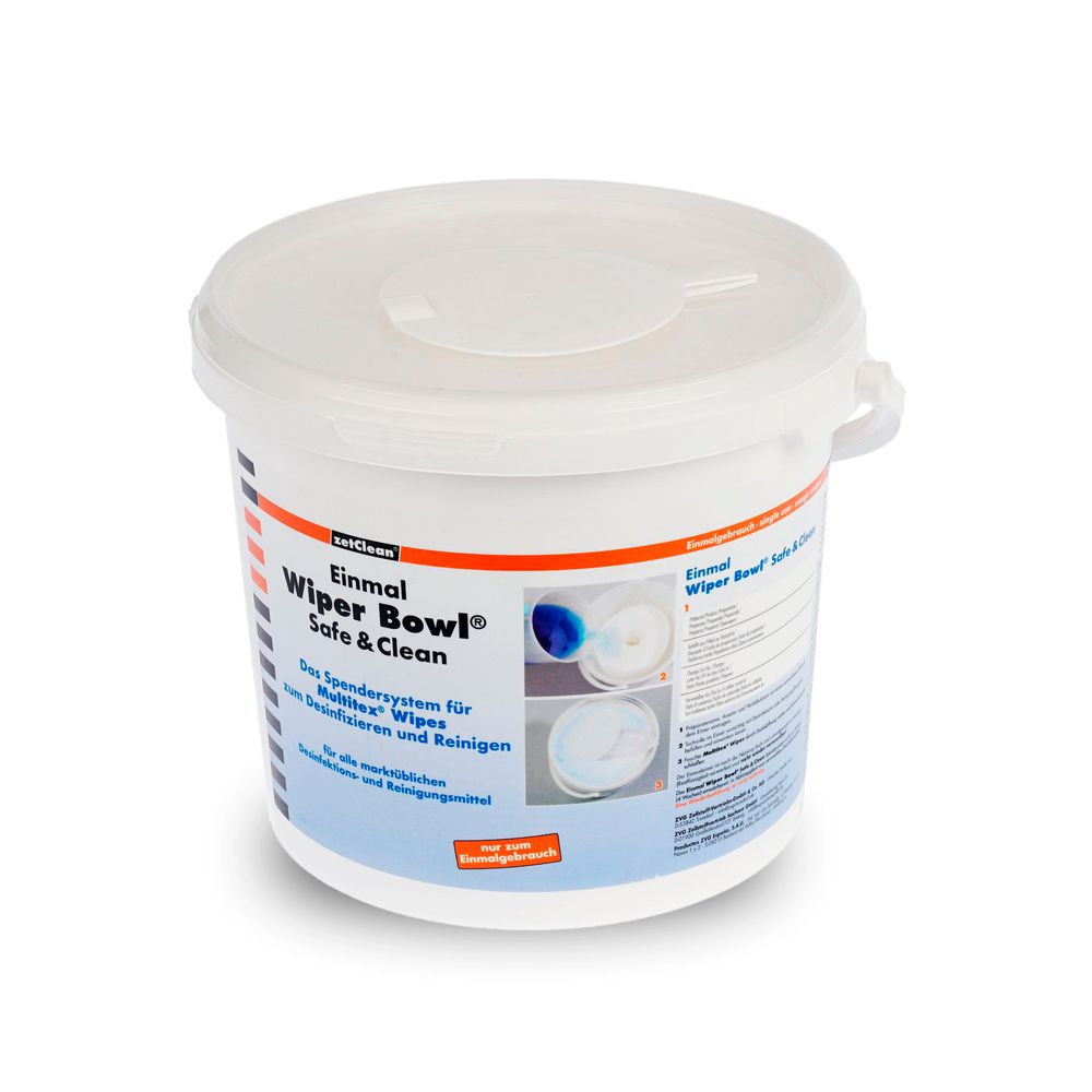 Multitex Wipes Rolle Premium im Einmaleimer, trockene Wischtücher [30 x 32cm á 100 Tücher] [4 Rolle(n)]