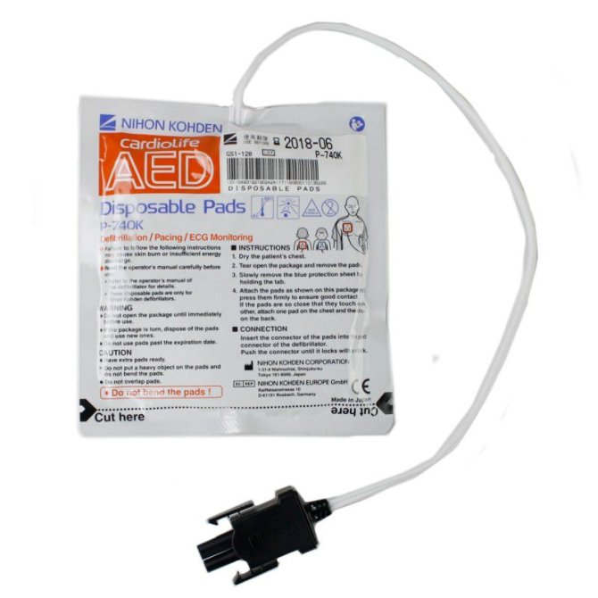 Defi-Elektrode, Kinder/Erw. 166 cm Gelfäche für AED2100,3100,2150 Paar