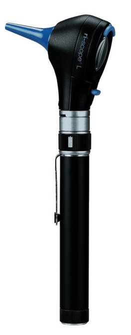 ri-scope L3 F.O.  Otoskopset LED, 2,5 V, mit Batteriegriff Typ AA
