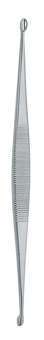 Scharfer Löffel nach Williger, ovale Form [13,5 cm, Fig. 0/1]
