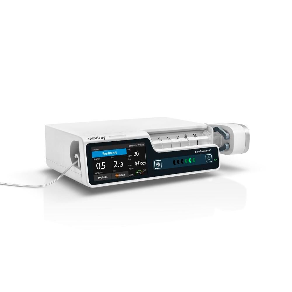 Paket BeneFusion eSP Spritzenpumpe inkl. Stromkabel Batterie Schienenklaue