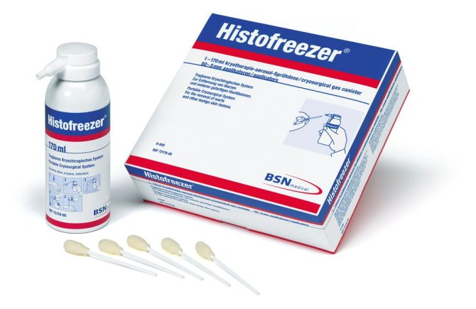 Histofreezer small inkl. 60 Spezial-Wattestäbchen [2 x 80 ml]