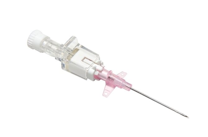 Surshield Versatus-W, mit Flügel und Injektionsventil, steril, rosa [20G] [50 Stück]