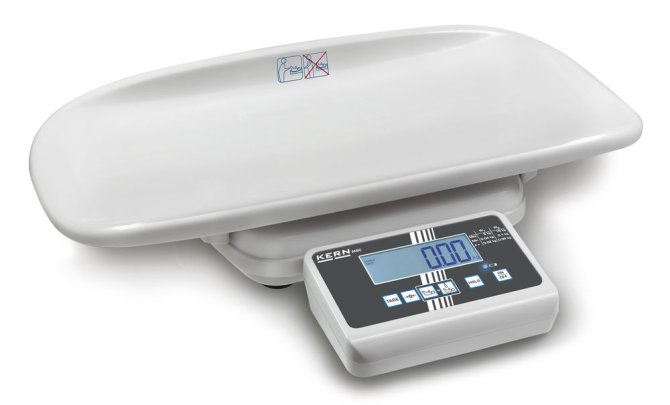 Babywaage geeicht, Batteriebetrieb, max. 15 kg
