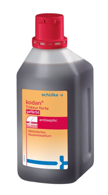 Kodan Tinktur forte, gefärbt, 1 Liter Hautdesinfektion